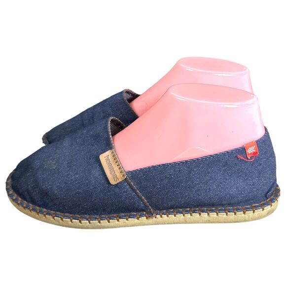 Havaianas Orgine III Blue Denim Espadrille Flats Women's Size 7 - Picture 3 of 9